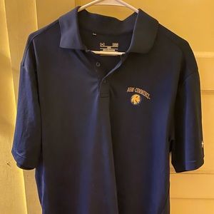 Under Armour Texas A&M Commerce Navy Polo
